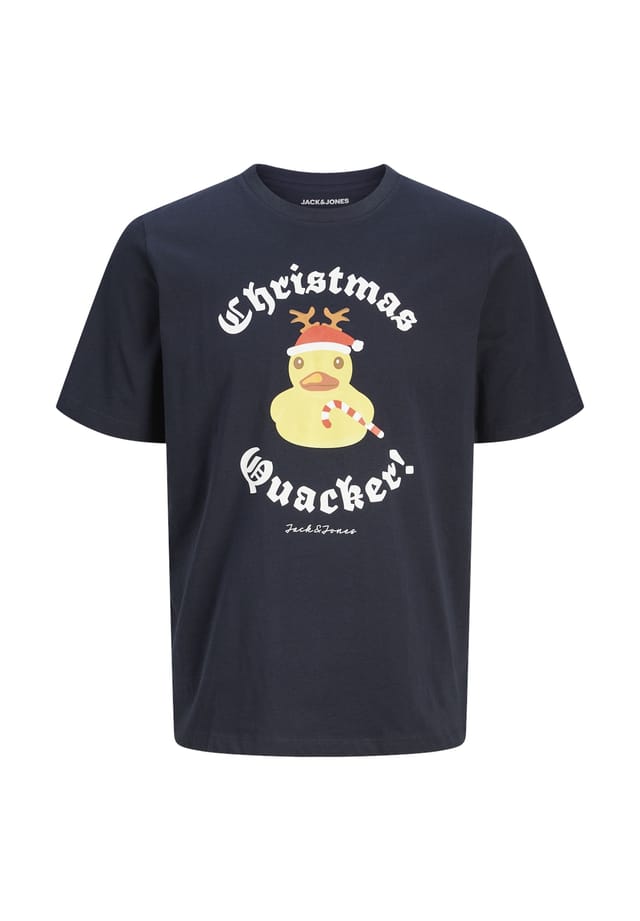 Футболка рождественская смешная рубашка с коротким рукавом Jack & Jones, синий
Футболка рождественская смешная рубашка с коротким рукавом Jack & Jones, синий