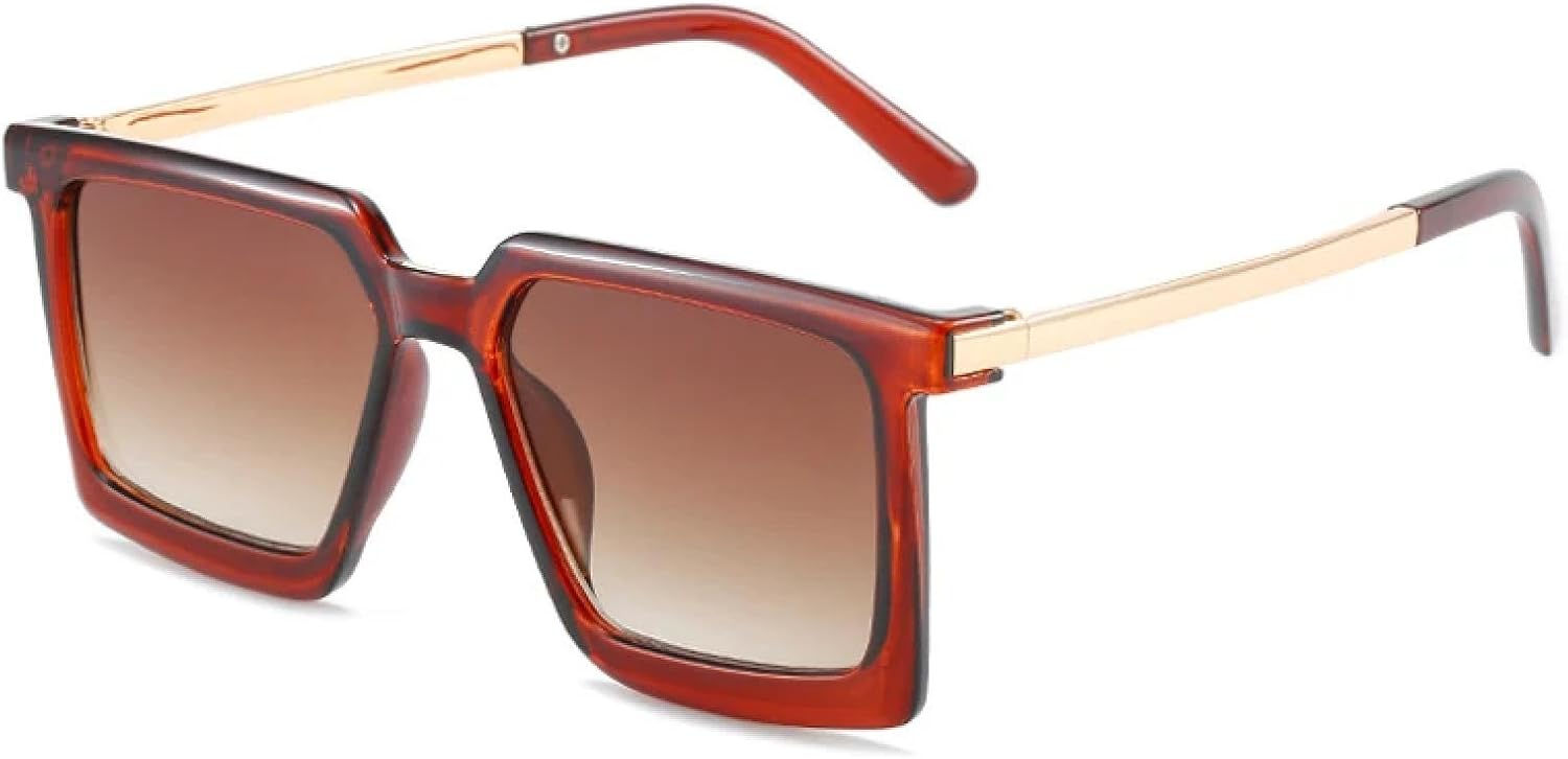 Роскошные солнцезащитные очки в крупной металлической оправе для женщин и мужчин, модные классические очки для путешествий и вождения, солнцезащитные очки с защитой от УФ-излучения UV400 TKKTLLT, Brown Gradient Tea
Роскошные солнцезащитные очки в крупной металлической оправе для женщин и мужчин, модные классические очки для путешествий и вождения, солнцезащитные очки с защитой от УФ-излучения UV400 TKKTLLT, Brown Gradient Tea