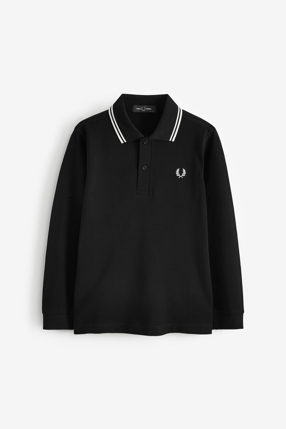 Поло с длинными рукавами и двойной отделкой Fred Perry, черный
Поло с длинными рукавами и двойной отделкой Fred Perry, черный