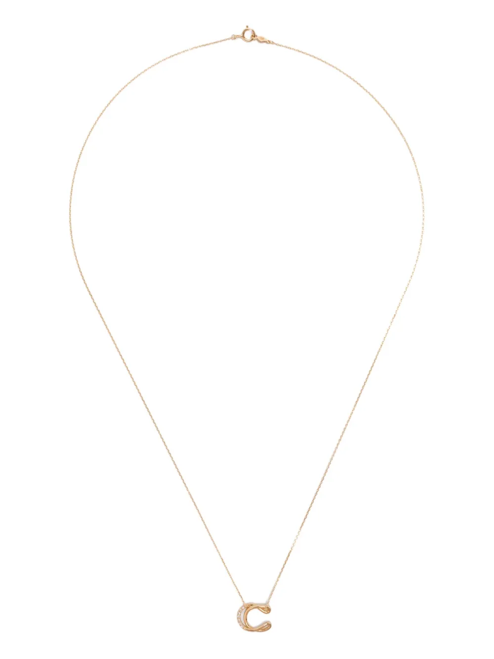 Бриллиантовое колье с буквой C из 18-каратного желтого золота Charlotte Chesnais, золотой
Бриллиантовое колье с буквой C из 18-каратного желтого золота Charlotte Chesnais, золотой