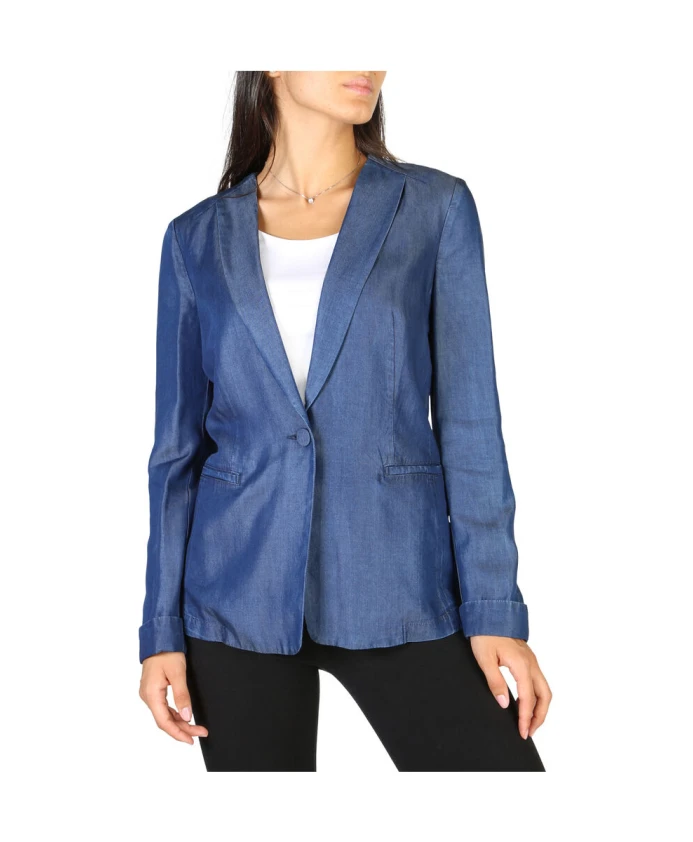 Элегантный женский блейзер Emporio Armani, синий
Элегантный женский блейзер Emporio Armani, синий