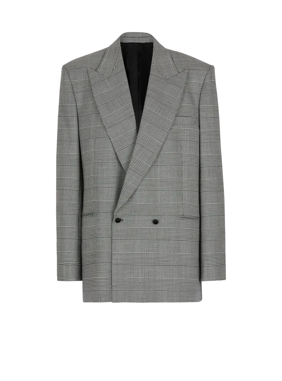 Удлиненный жакет из жаккарда в клетку "Принц Уэльский" Balmain, черный
Удлиненный жакет из жаккарда в клетку "Принц Уэльский" Balmain, черный