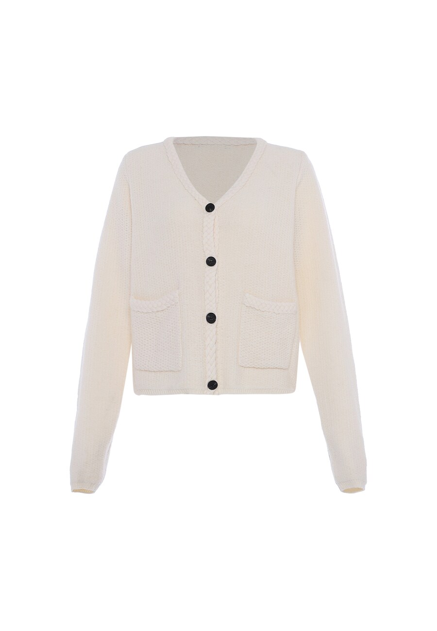 Вязаный кардиган faina, Wool White
Вязаный кардиган faina, Wool White