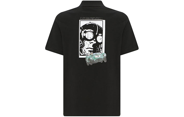 Футболка поло с принтом логотипа EMPORIO ARMANI, черная
Футболка поло с принтом логотипа EMPORIO ARMANI, черная