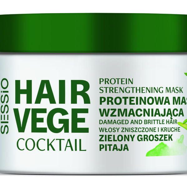 Протеиновая укрепляющая маска для волос с зеленым горошком и питайей, 250 г Sessio Hair vege coctail
Протеиновая укрепляющая маска для волос с зеленым горошком и питайей, 250 г Sessio Hair vege coctail
