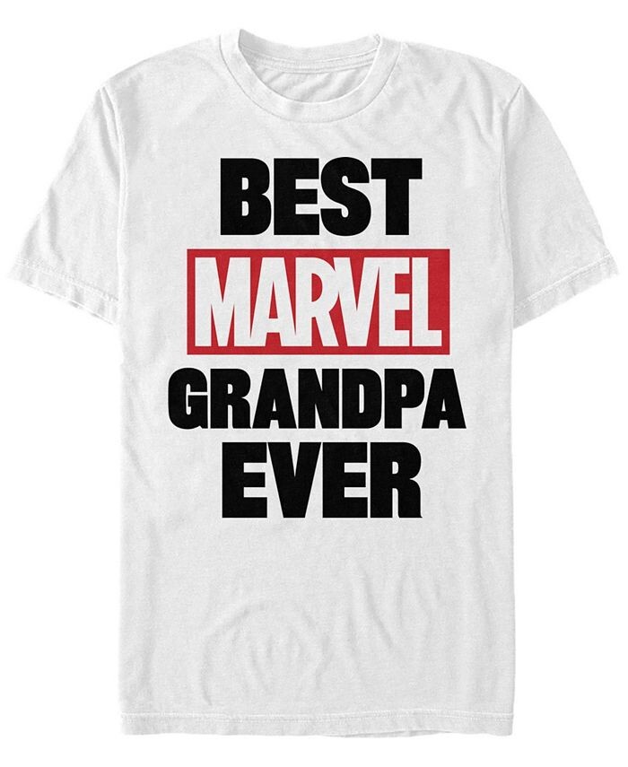 Мужская футболка Best Marvel Grandpa с короткими рукавами и круглым вырезом Fifth Sun, белый
Мужская футболка Best Marvel Grandpa с короткими рукавами и круглым вырезом Fifth Sun, белый