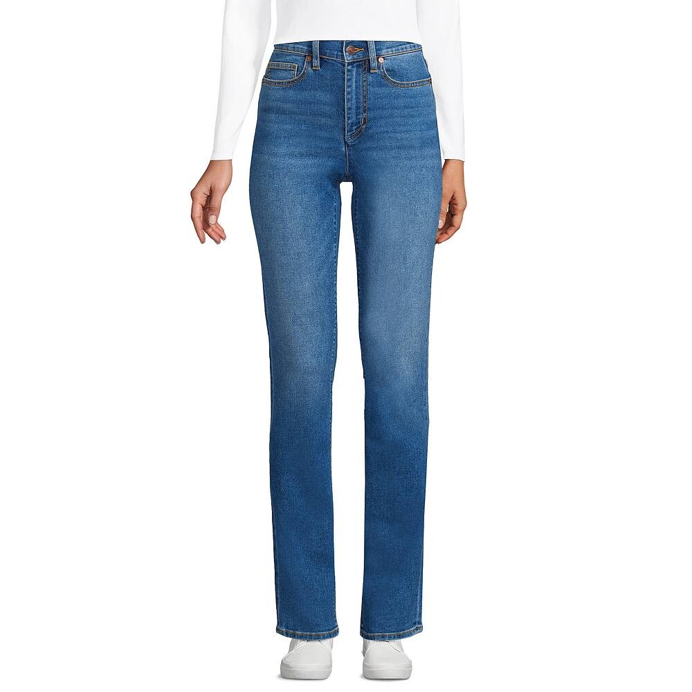 Женские синие джинсы Lands' End Recover с высокой посадкой и прямыми штанинами, цвет Indigo Tide Blue
Женские синие джинсы Lands' End Recover с высокой посадкой и прямыми штанинами, цвет Indigo Tide Blue