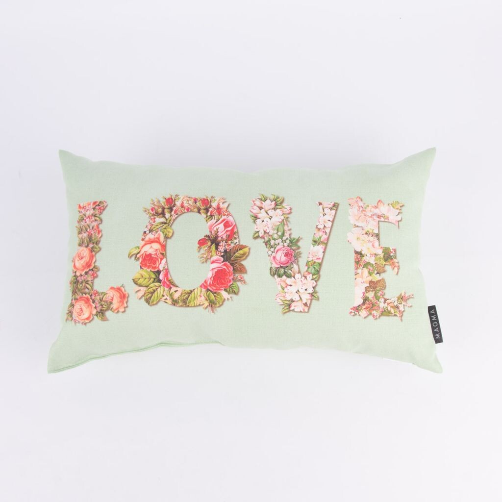 Декоративная подушка Magma Love Flower Letters зелено-розовая 30х50см Magma - Heimtex
Декоративная подушка Magma Love Flower Letters зелено-розовая 30х50см Magma - Heimtex