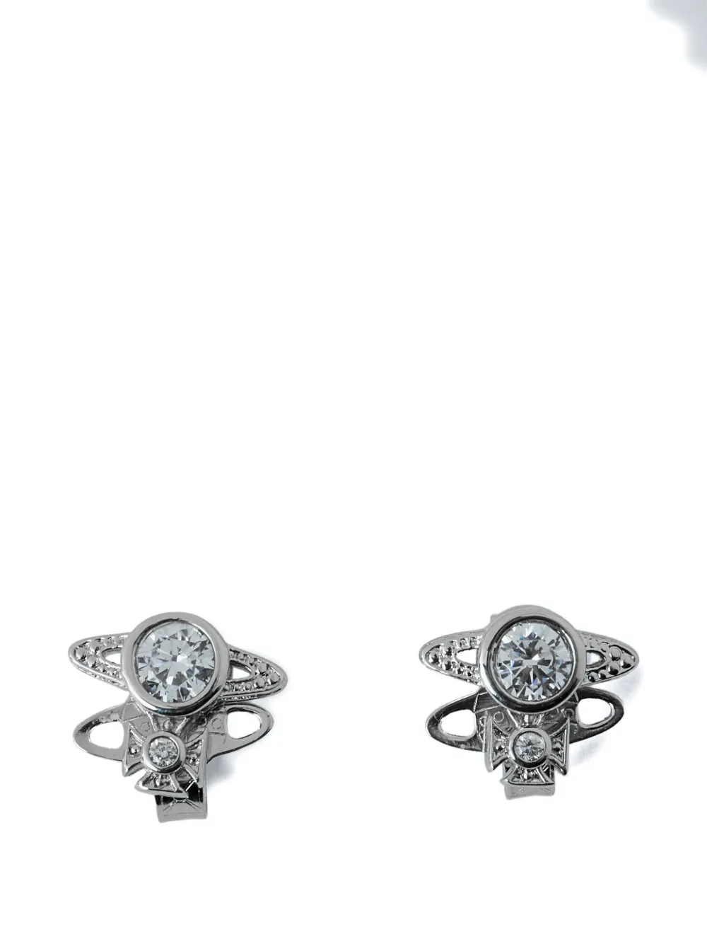 Серьги с кристаллами и логотипом Orb Vivienne Westwood, серебряный
Серьги с кристаллами и логотипом Orb Vivienne Westwood, серебряный