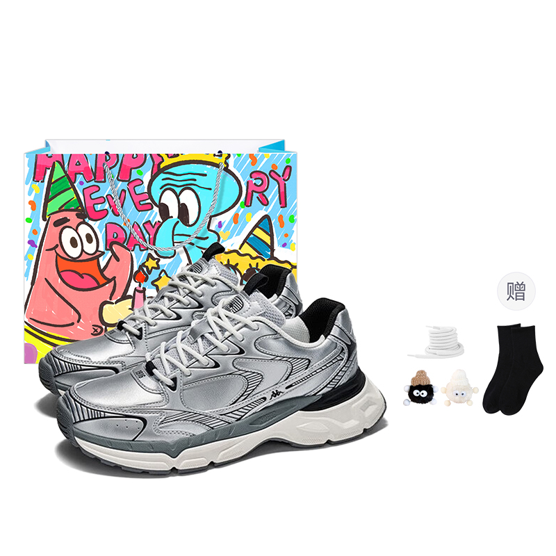 Kappa Амортизирующие нескользящие износостойкие низкие массивные кроссовки унисекс серебристые - серебристые, комплекты одежды Happy Shopping Bag
Kappa Амортизирующие нескользящие износостойкие низкие массивные кроссовки унисекс серебристые - серебристые, комплекты одежды Happy Shopping Bag