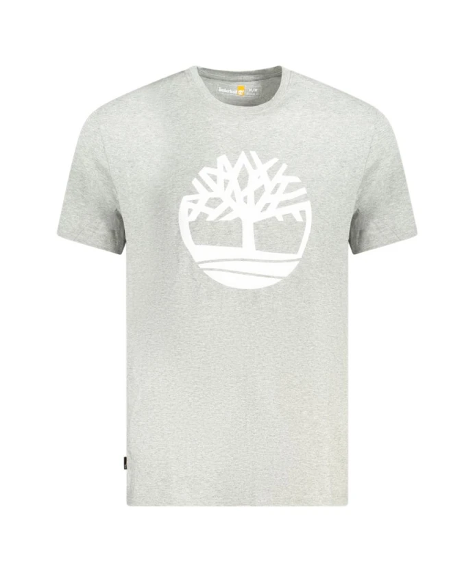 Серая хлопковая футболка с круглым вырезом Timberland, серый
Серая хлопковая футболка с круглым вырезом Timberland, серый