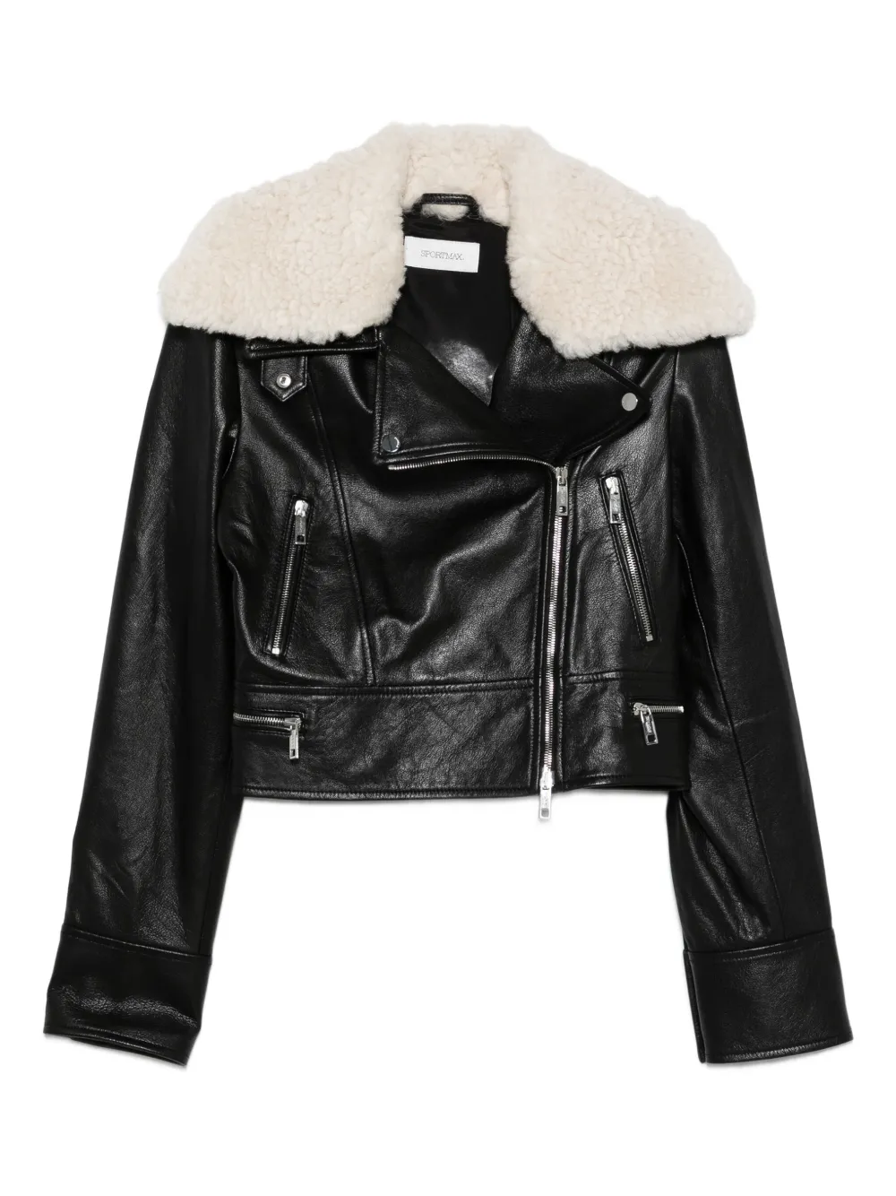 Куртка с меховым воротником SPORTMAX, черный
Куртка с меховым воротником SPORTMAX, черный