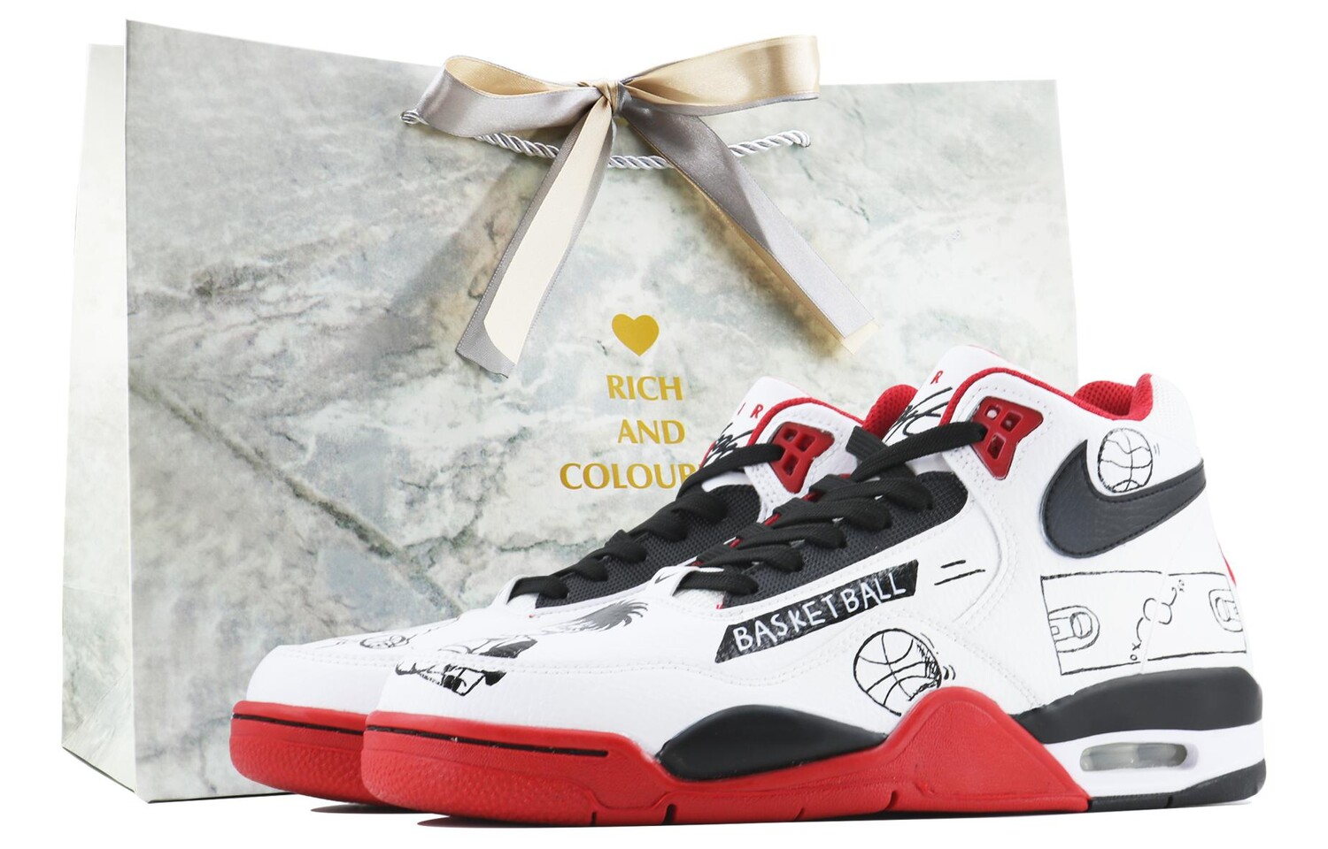 Кроссовки Nike Flight Legacy Vintage Basketball Shoes Unisex High-top Red/Black, белый
Кроссовки Nike Flight Legacy Vintage Basketball Shoes Unisex High-top Red/Black, белый