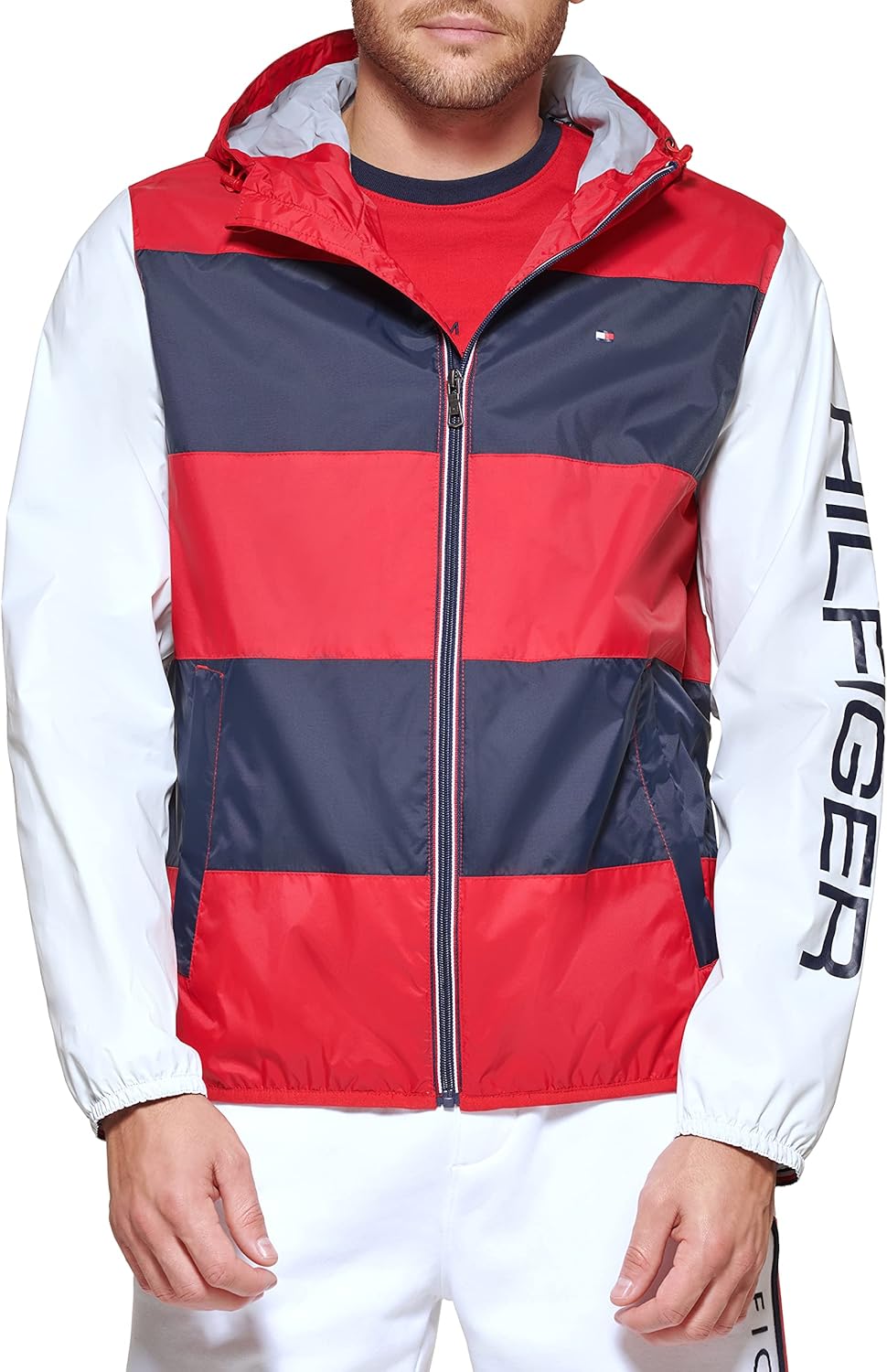 Дождевик Tommy Hilfiger Men's Color Block Logo, Red/Ice/Navy
Дождевик Tommy Hilfiger Men's Color Block Logo, Red/Ice/Navy