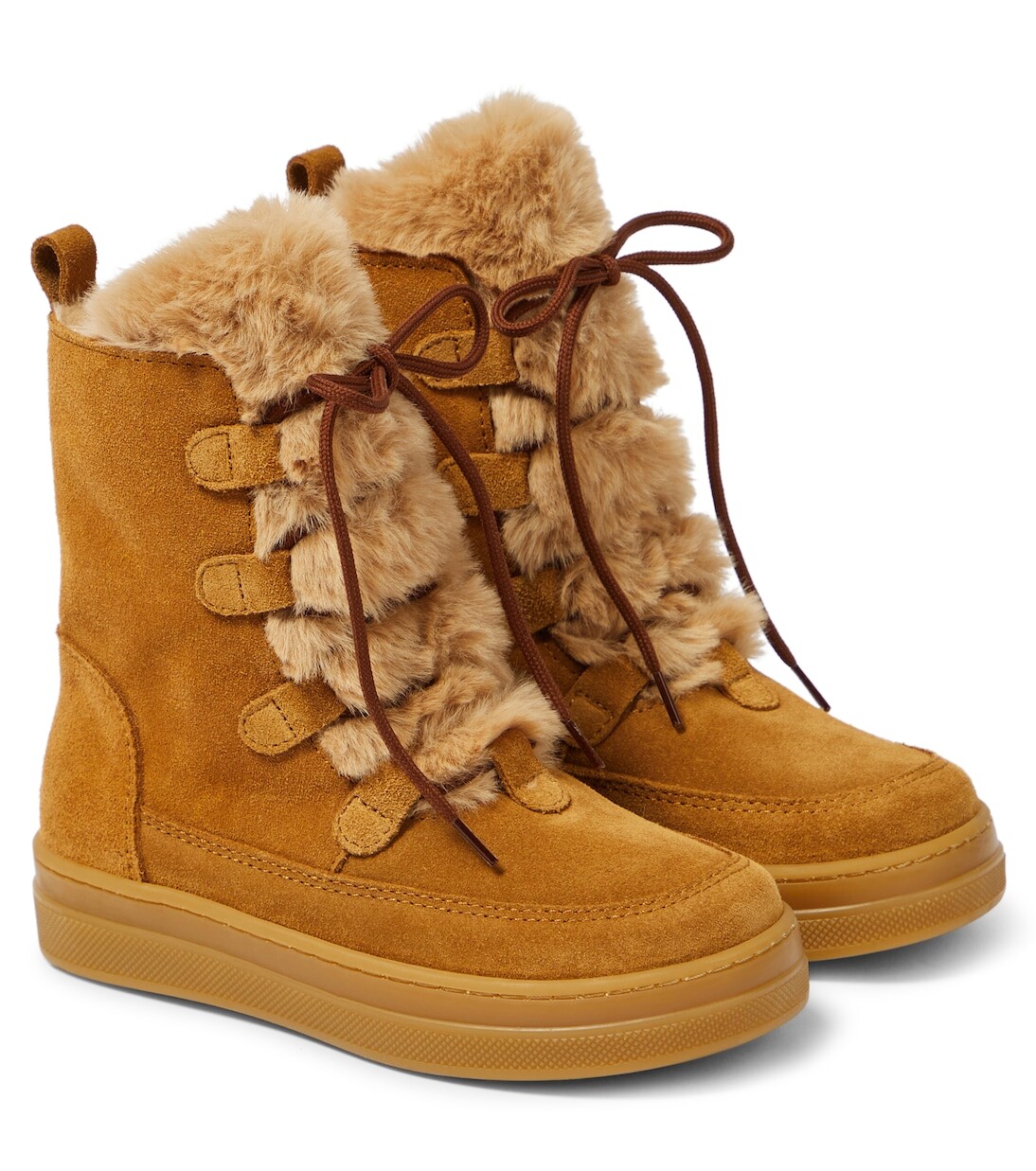 Ботильоны из замши с отделкой из искусственного меха Il Gufo, бежевый
Ботильоны из замши с отделкой из искусственного меха Il Gufo, бежевый