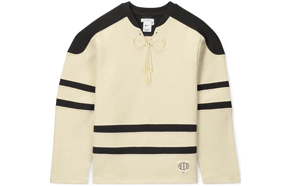 Футболка X Bode Co-brand унисекс из натурального льна белого/коричневого оттенка Nike, коричневый 
Футболка X Bode Co-brand унисекс из натурального льна белого/коричневого оттенка Nike, коричневый