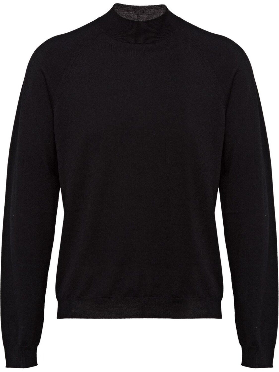 Приталенный свитер с высоким воротником Prada, черный
Приталенный свитер с высоким воротником Prada, черный