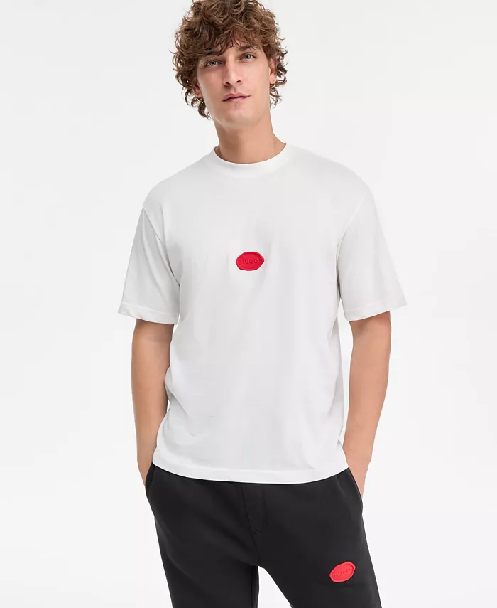 Мужская футболка Divis Relaxed Fit с купоновым крашением и логотипом Stamp Hugo Boss, белый
Мужская футболка Divis Relaxed Fit с купоновым крашением и логотипом Stamp Hugo Boss, белый