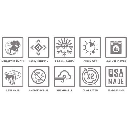 Маска для лица с принтом трубки BlackStrap, цвет Woodstock
Маска для лица с принтом трубки BlackStrap, цвет Woodstock