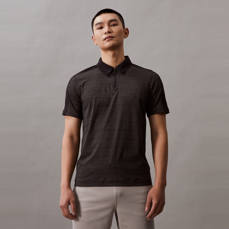 Рубашка-поло мужская Calvin Klein Sports с жаккардовыми буквами и молнией, светлый хаки
Рубашка-поло мужская Calvin Klein Sports с жаккардовыми буквами и молнией, светлый хаки