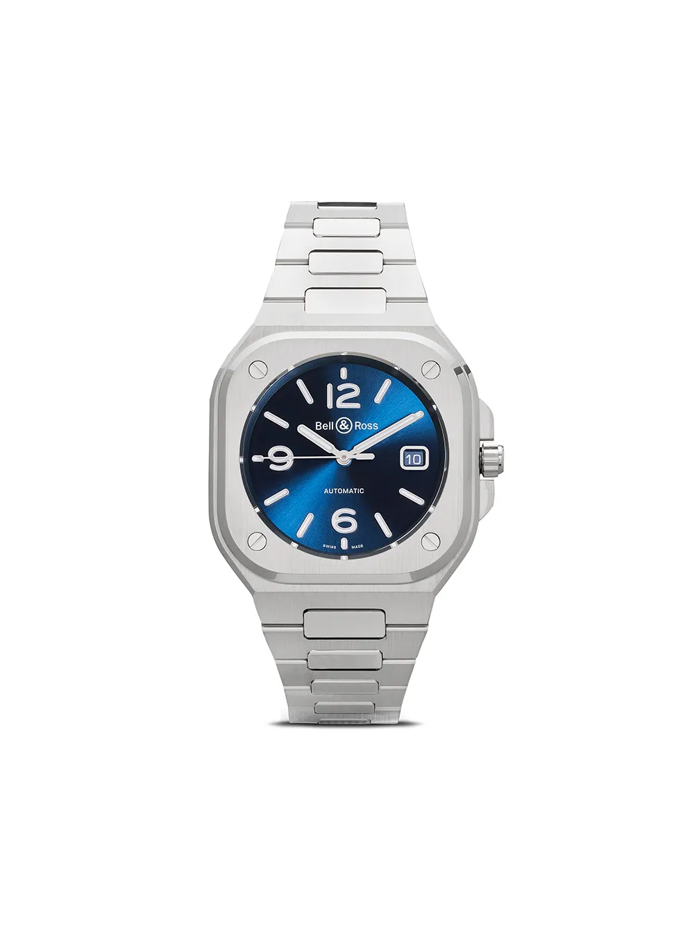 Наручные часы BR 05 Blue Steel 40 мм Bell & Ross, синий 
Наручные часы BR 05 Blue Steel 40 мм Bell & Ross, синий