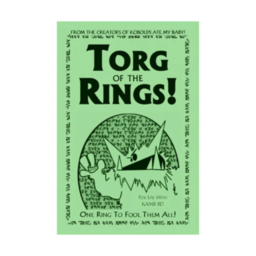 Torg of the Rings!, Kobolds Ate My Baby! (9th Level Games), мягкая обложка
Torg of the Rings!, Kobolds Ate My Baby! (9th Level Games), мягкая обложка