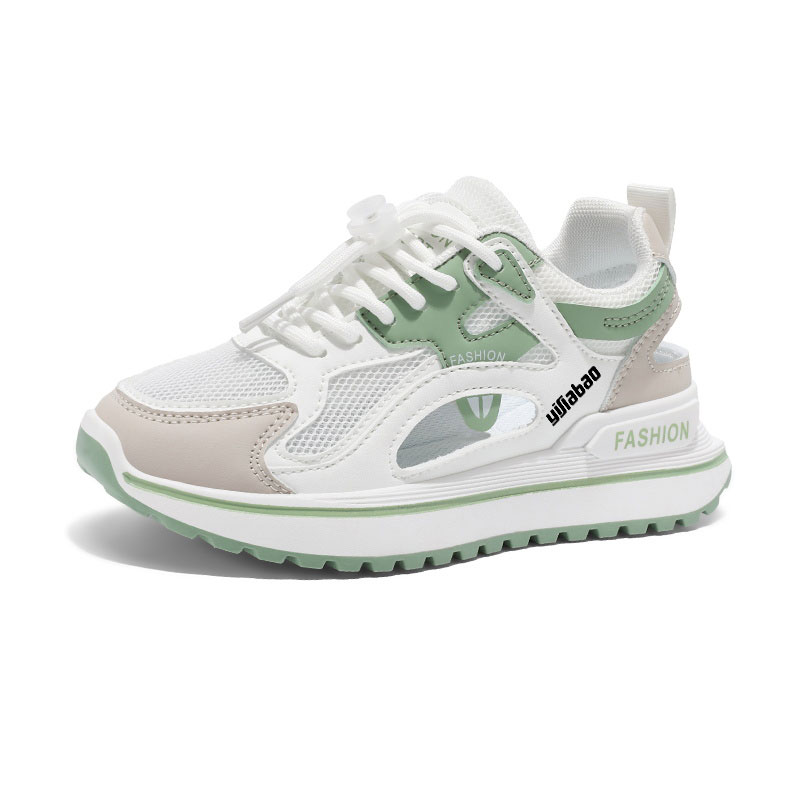 Дышащие низкие детские кроссовки для бега Yi Jiabao, белый/зеленый
Дышащие низкие детские кроссовки для бега Yi Jiabao, белый/зеленый