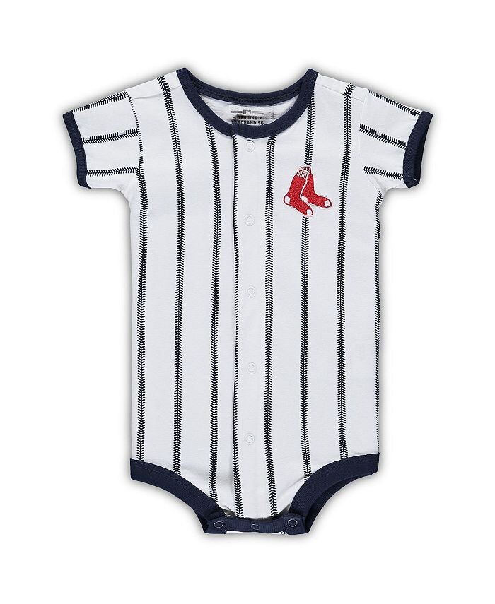 Боди с короткими рукавами Boston Red Sox Power Hitter для новорожденныхбелого и темно-синего цвета Outerstuff, белый/темно-синий
Боди с короткими рукавами Boston Red Sox Power Hitter для новорожденныхбелого и темно-синего цвета Outerstuff, белый/темно-синий