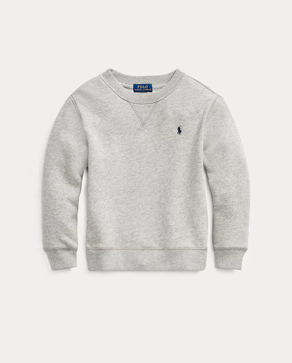 Толстовка с круглым вырезом для мальчика с вышитой лошадью Polo Ralph Lauren, светло-серый
Толстовка с круглым вырезом для мальчика с вышитой лошадью Polo Ralph Lauren, светло-серый
