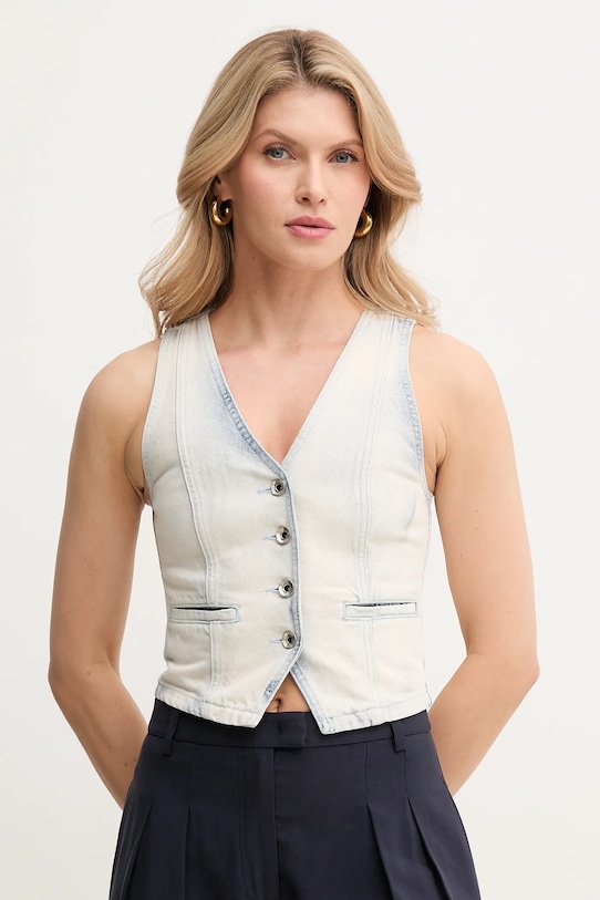 Джинсовая жилетка Patrizia Pepe, синий
Джинсовая жилетка Patrizia Pepe, синий