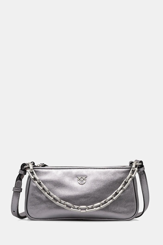 Кожаная сумка Pinko, серебряный
Кожаная сумка Pinko, серебряный