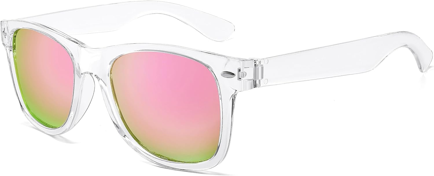 FEISEDY Классические квадратные ретро поляризованные солнцезащитные очки для женщин и мужчин в стиле 80-х, модные, с защитой от УФ-излучения UV400, B1858, Transparent Frame & Blue Mirror Lens
FEISEDY Классические квадратные ретро поляризованные солнцезащитные очки для женщин и мужчин в стиле 80-х, модные, с защитой от УФ-излучения UV400, B1858, Transparent Frame & Blue Mirror Lens