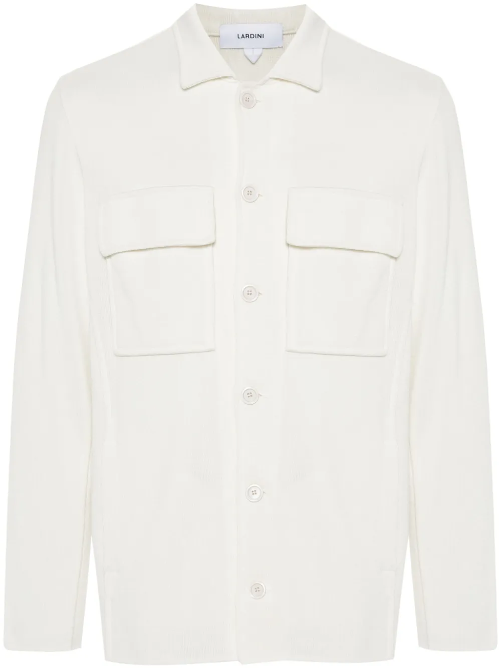 Кардиган из вирджинской шерсти Lardini, белый
Кардиган из вирджинской шерсти Lardini, белый