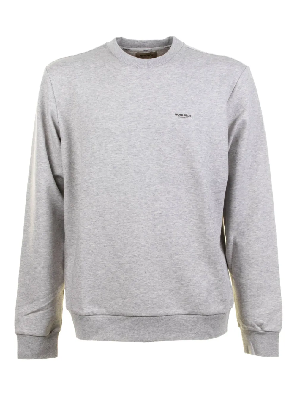 Свитер с логотипом WOOLRICH, серый 
Свитер с логотипом WOOLRICH, серый
