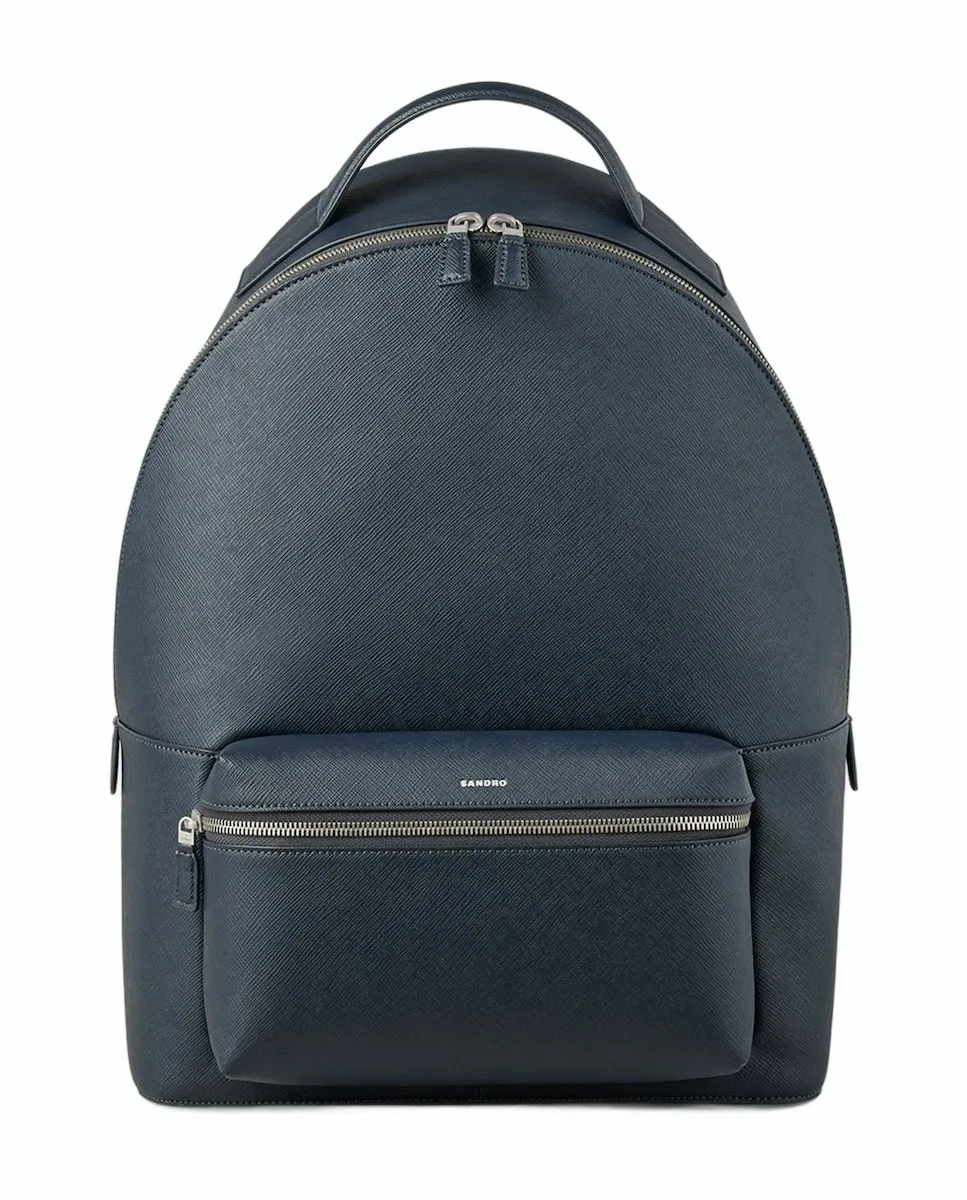 Мужской рюкзак из переработанной кожи Sandro, темно-серый
Мужской рюкзак из переработанной кожи Sandro, темно-серый