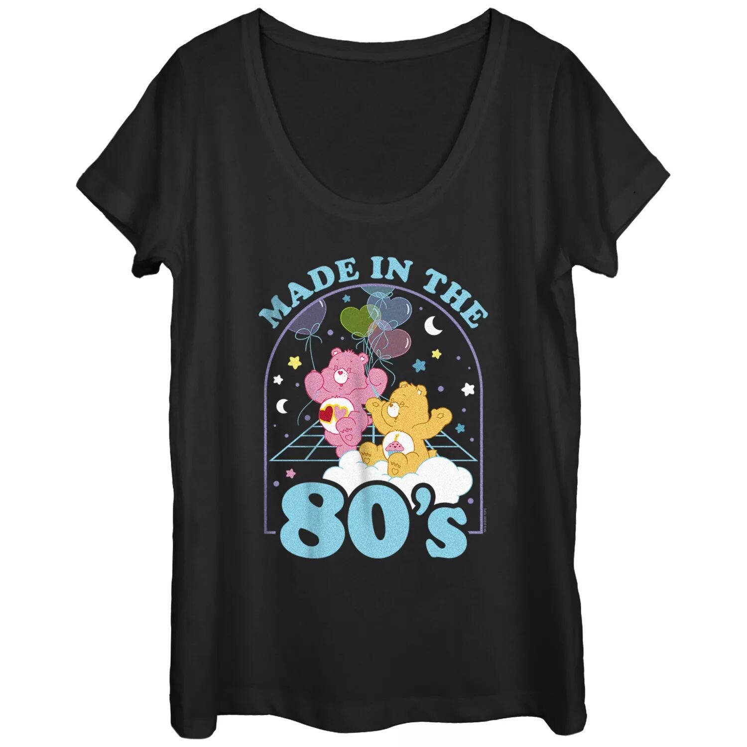 Футболка с овальным вырезом и графическим рисунком в стиле 80-х годов Care Bears для юниоров Licensed Character 
Футболка с овальным вырезом и графическим рисунком в стиле 80-х годов Care Bears для юниоров Licensed Character