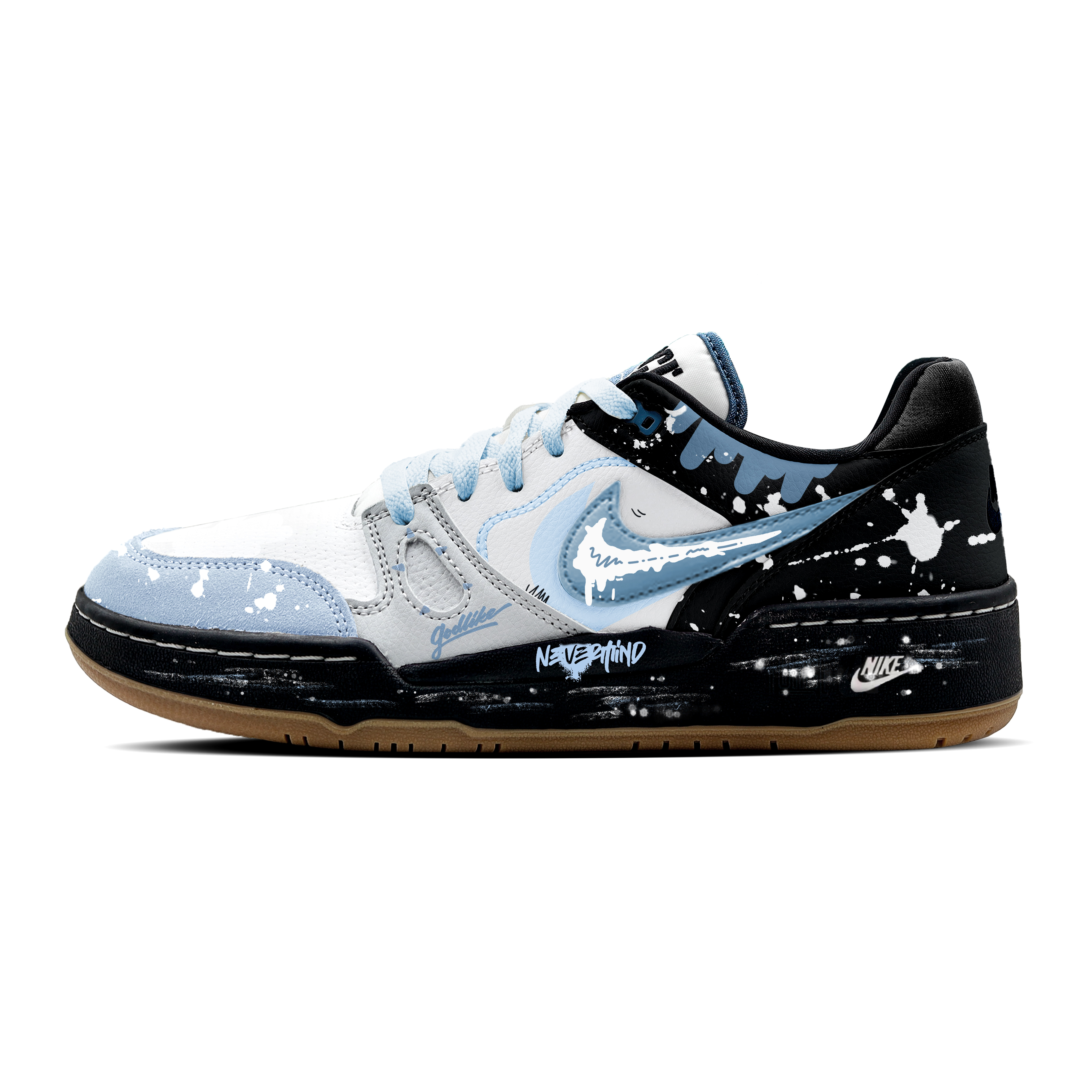 Мужские кроссовки для скейтбординга Full Force Feng Yin с низким верхом, устойчивые к истиранию, разноцветные Nike, Blue Black
Мужские кроссовки для скейтбординга Full Force Feng Yin с низким верхом, устойчивые к истиранию, разноцветные Nike, Blue Black