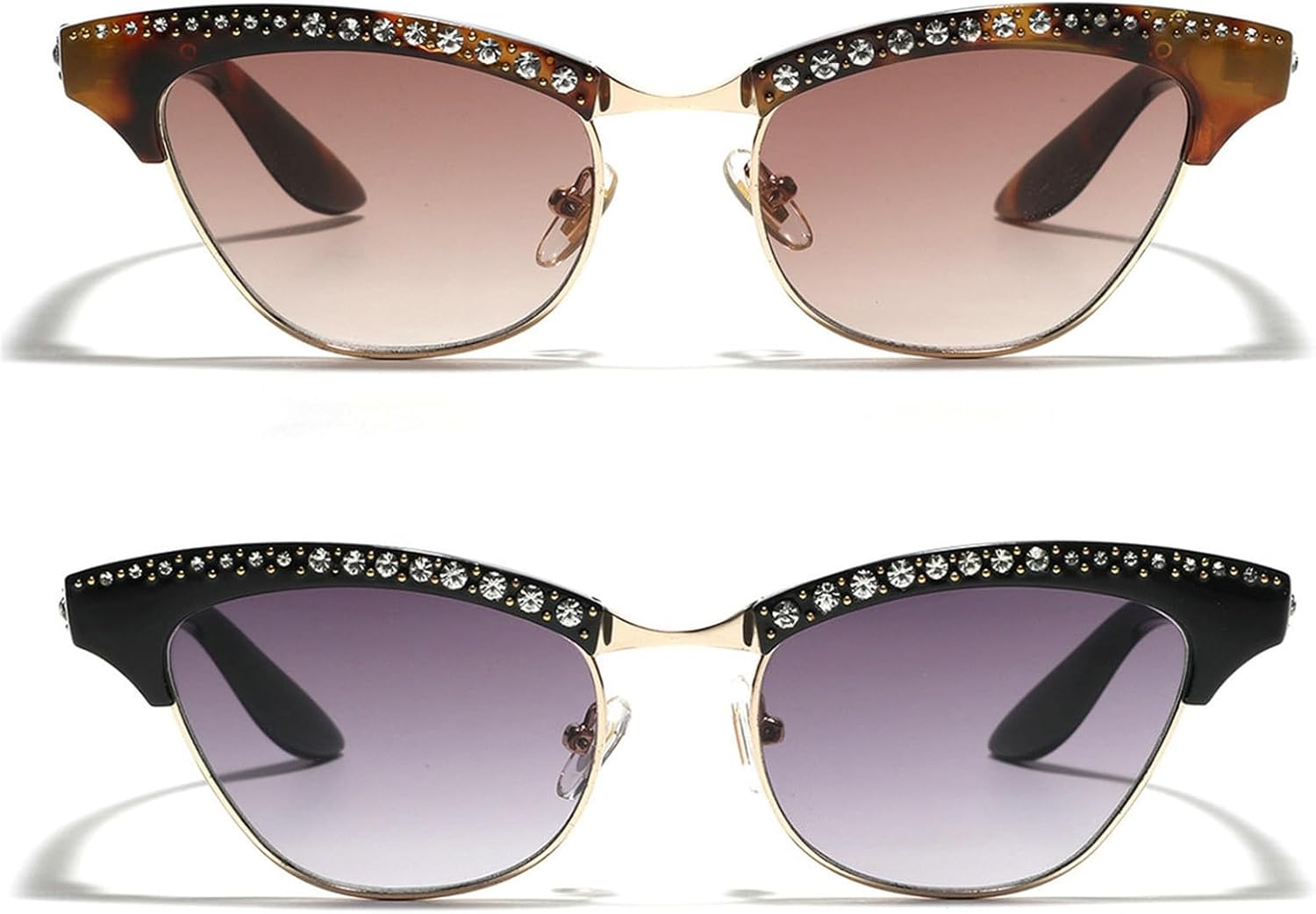 Солнцезащитные очки Willochra 2024 в форме треугольного кошачьего глаза для женщин, блестящие, с кристаллами, уникальные, черные и коричневые, со стразами, 2pcs-black&leopard
Солнцезащитные очки Willochra 2024 в форме треугольного кошачьего глаза для женщин, блестящие, с кристаллами, уникальные, черные и коричневые, со стразами, 2pcs-black&leopard