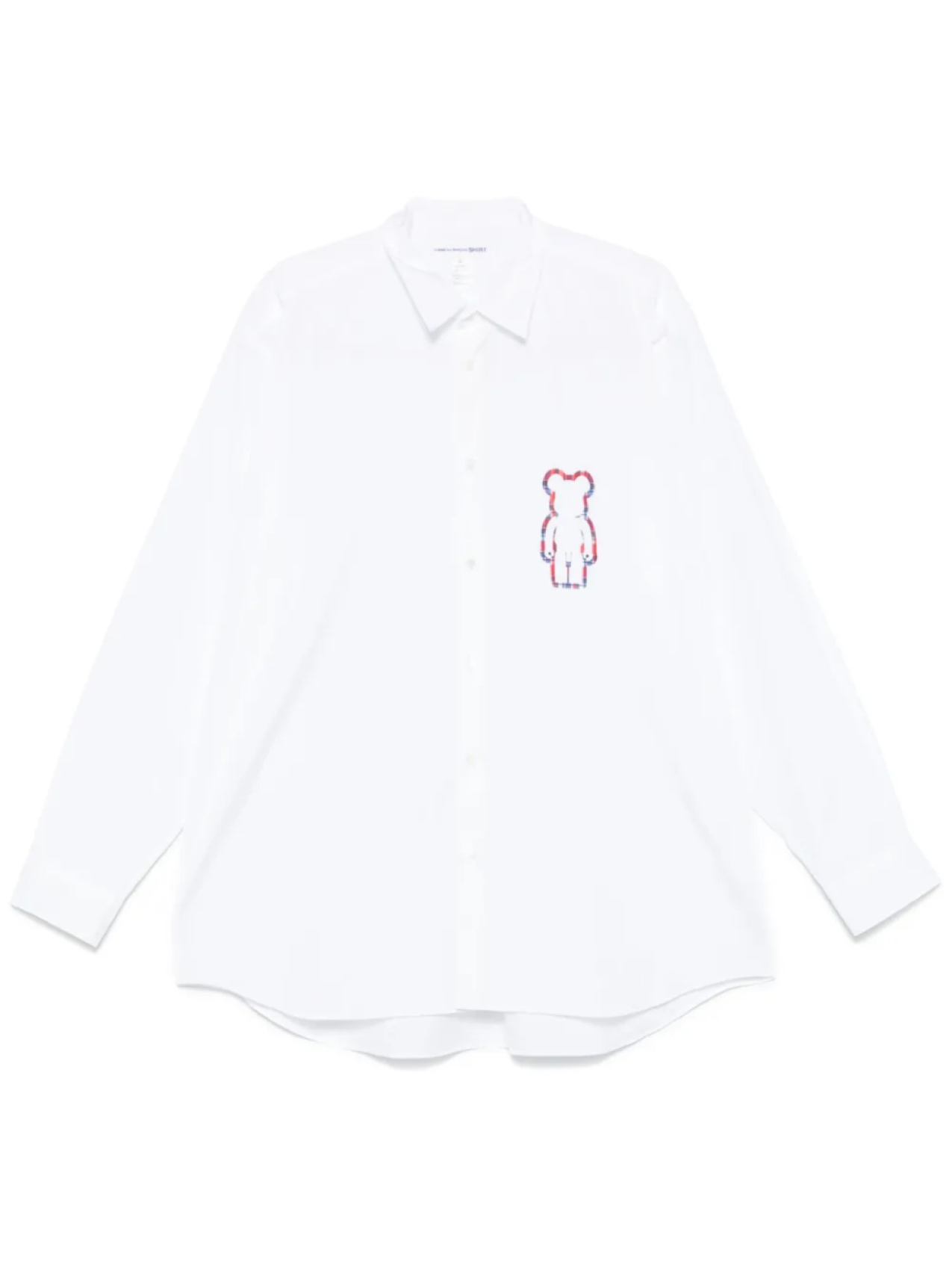 Comme Des Garçons Shirt рубашка с логотипом из коллаборации с Medicom Toy, белый
Comme Des Garçons Shirt рубашка с логотипом из коллаборации с Medicom Toy, белый