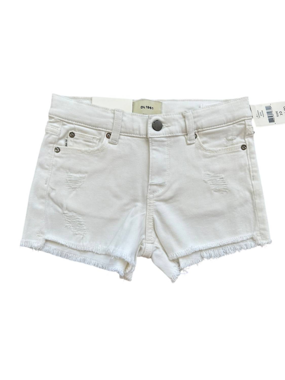 Джинсовые шорты Lucy с потертостями для девочки в белом цвете DL1961 - Kids'
Джинсовые шорты Lucy с потертостями для девочки в белом цвете DL1961 - Kids'