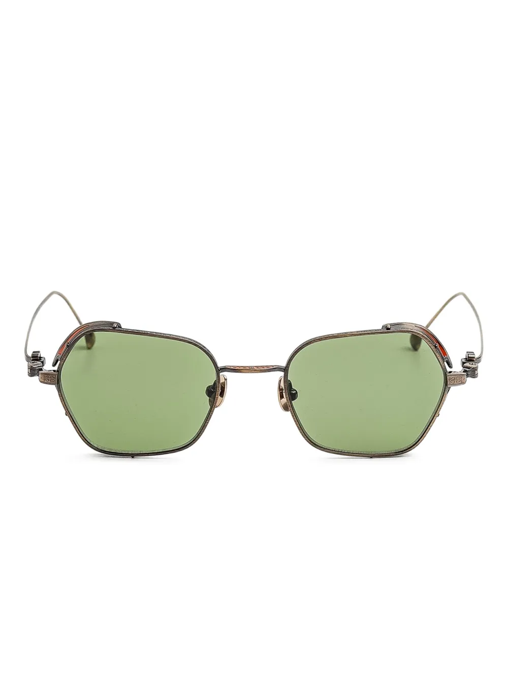 Солнцезащитные очки в квадратной оправе Matsuda, золотистый
Солнцезащитные очки в квадратной оправе Matsuda, золотистый