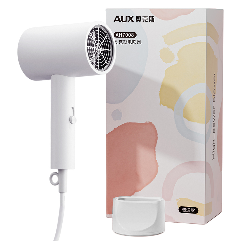Фен 800Вт с отрицательными ионами для ухода за волосами, светлый тон AH7008S Aux, AH7008S hair dryer (white blue negative ion)
Фен 800Вт с отрицательными ионами для ухода за волосами, светлый тон AH7008S Aux, AH7008S hair dryer (white blue negative ion)