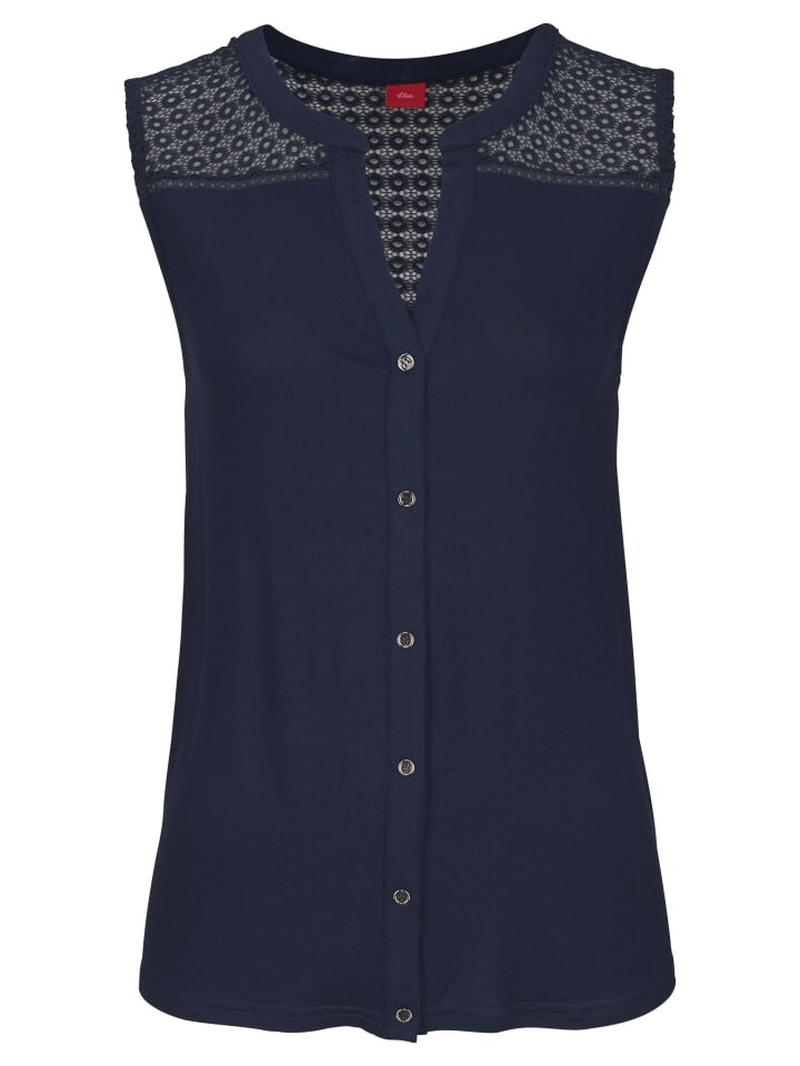 Топ sOliver Strand, темно-синий
Топ sOliver Strand, темно-синий