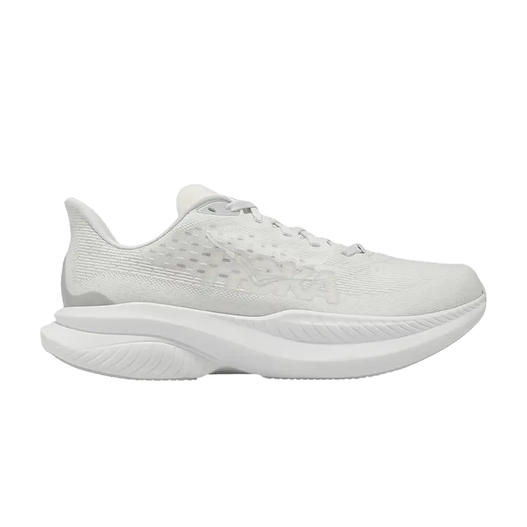 Кроссовки HOKA Mach 6 Wide 'Triple White', белый
Кроссовки HOKA Mach 6 Wide 'Triple White', белый