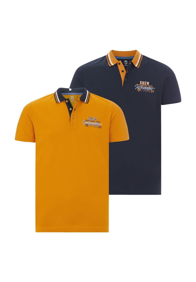 Двойная упаковка рубашки поло teofil Jan Vanderstorm, оранжевый
Двойная упаковка рубашки поло teofil Jan Vanderstorm, оранжевый