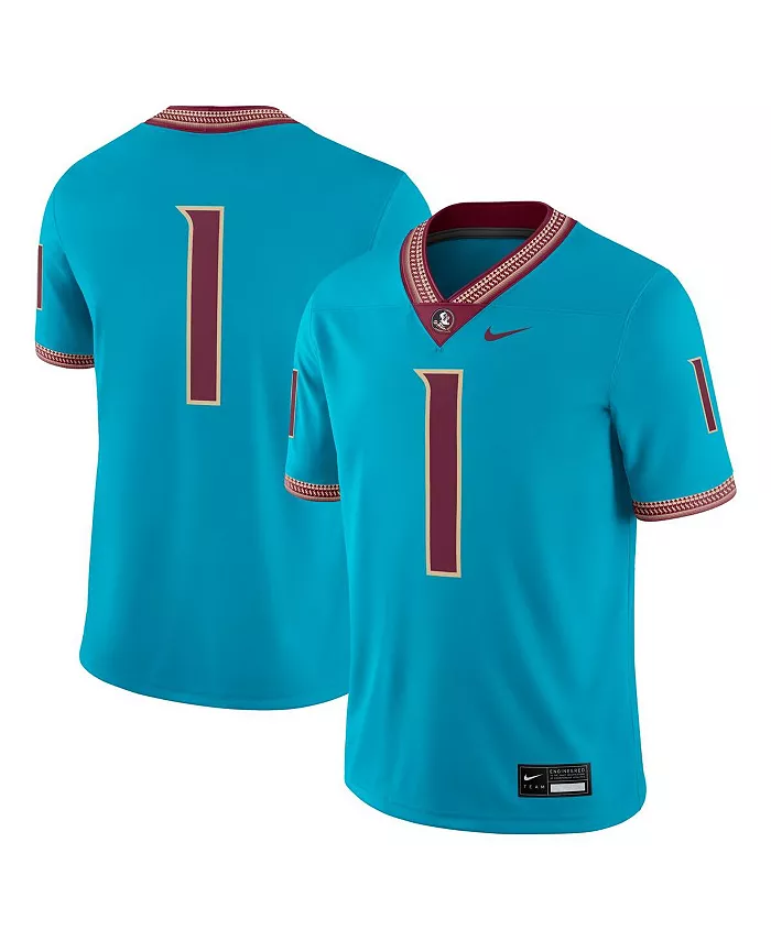 Мужская бирюзовая альтернативная игровая футболка Florida State Seminoles Nike
Мужская бирюзовая альтернативная игровая футболка Florida State Seminoles Nike