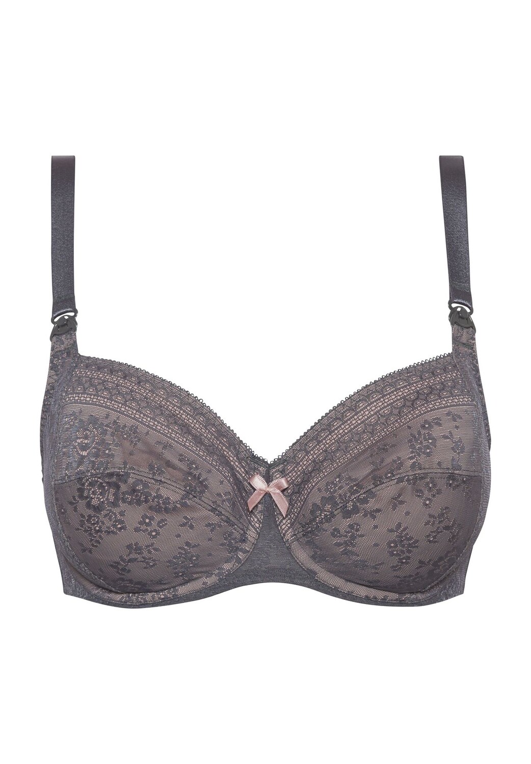 Женский кружевной бюстгальтер для кормления Fleur с бантиком Anita, антрацит
Женский кружевной бюстгальтер для кормления Fleur с бантиком Anita, антрацит