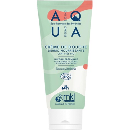 Органический питательный крем для душа Aqua Dermo 100 мл Mkl Green Nature 
Органический питательный крем для душа Aqua Dermo 100 мл Mkl Green Nature