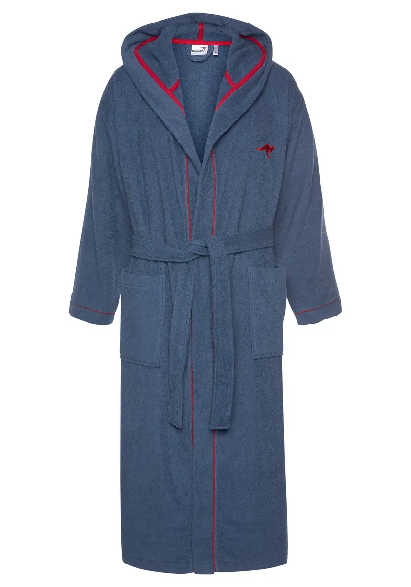 Халат унисекс KangaROOS "Люк" (1 шт.), женский и мужской, халат с капюшоном и вышивкой логотипа, S-2XL, цвет морской волны
Халат унисекс KangaROOS "Люк" (1 шт.), женский и мужской, халат с капюшоном и вышивкой логотипа, S-2XL, цвет морской волны