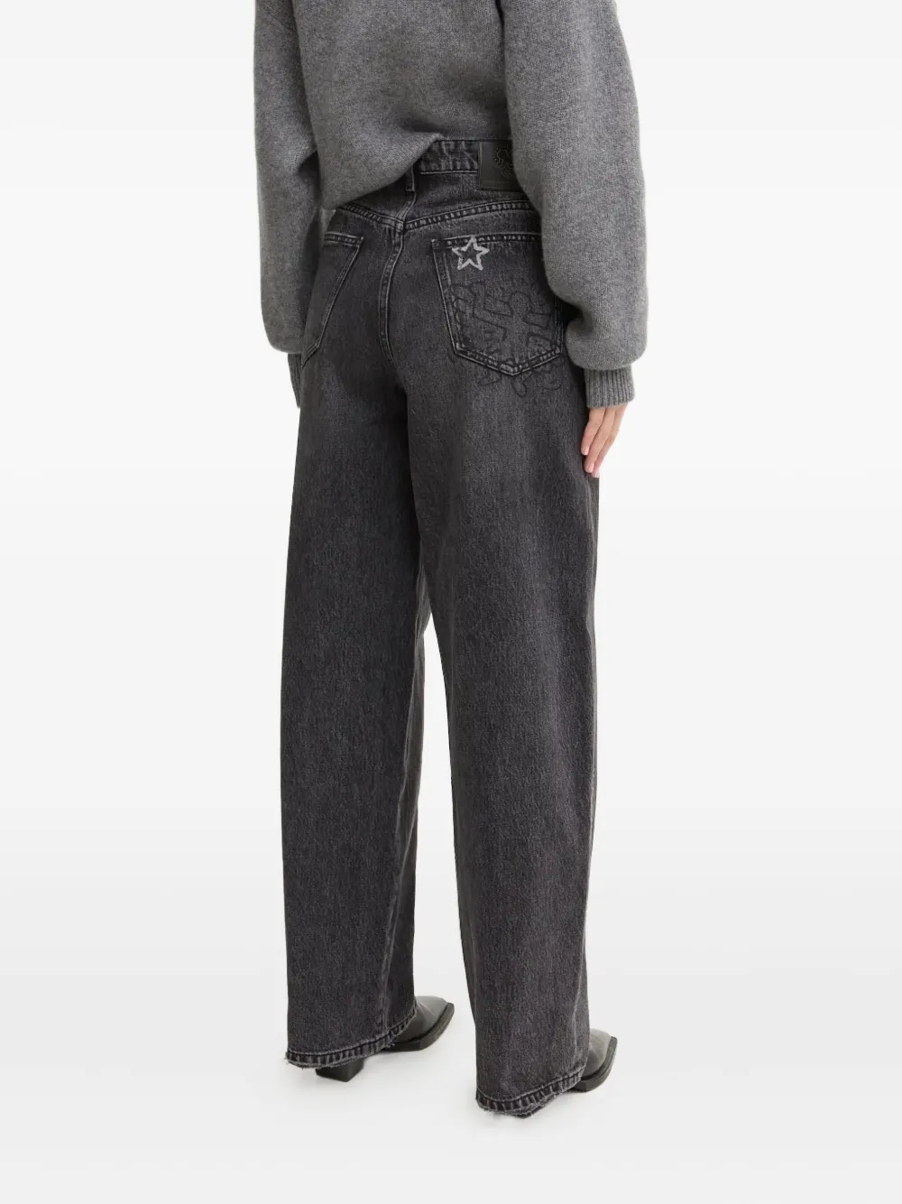 Джинсы с принтом из коллаборации с Keith Haring Miss Sixty, серый
Джинсы с принтом из коллаборации с Keith Haring Miss Sixty, серый